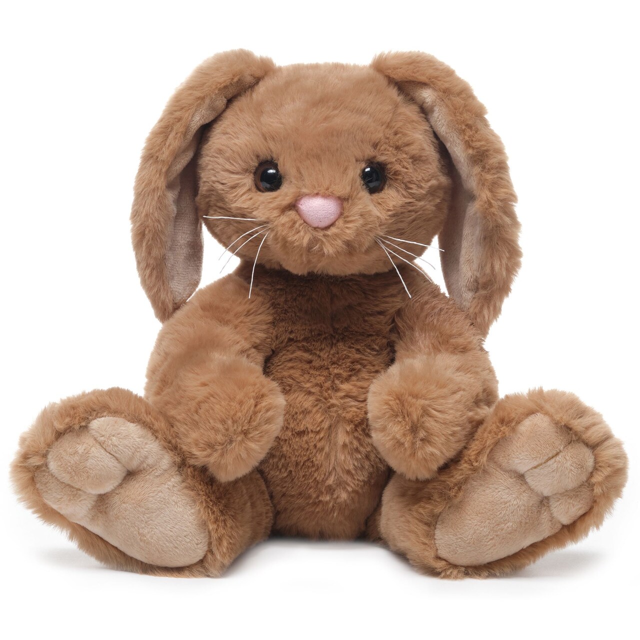 Bearington Bubba Easter Bunny Stuffed Animal - 10.5" Brown Stuffed Easter Bunny Plush Toy for Everyday Cuddles and Playtime - Adorable Rabbit Plush Gift for Babies, Toddlers, and Kids